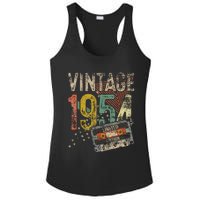 Vintage 1954 70th Birthday Gifts 70 Year Old Ladies PosiCharge Competitor Racerback Tank