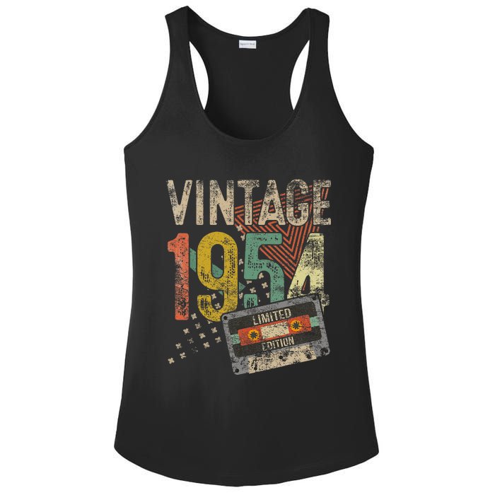 Vintage 1954 70th Birthday Gifts 70 Year Old Ladies PosiCharge Competitor Racerback Tank