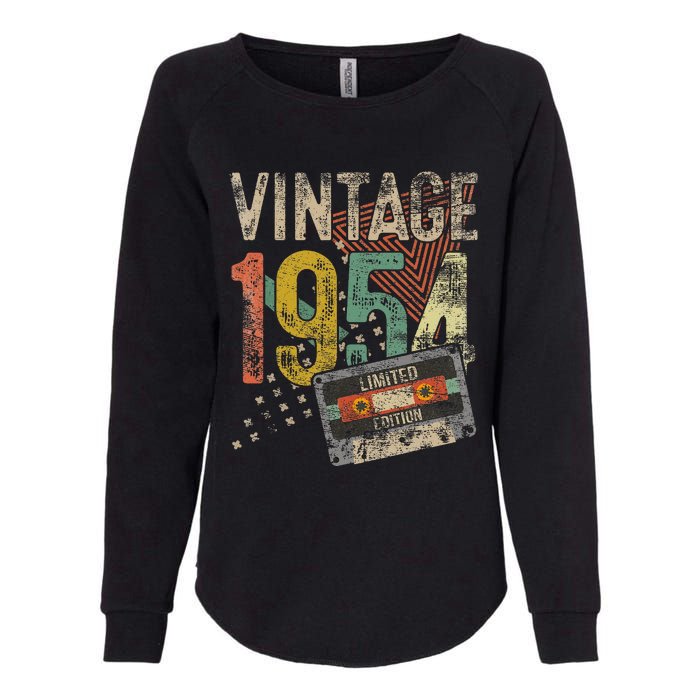 Vintage 1954 70th Birthday Gifts 70 Year Old Womens California Wash Sweatshirt