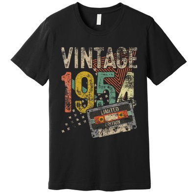 Vintage 1954 70th Birthday Gifts 70 Year Old Premium T-Shirt