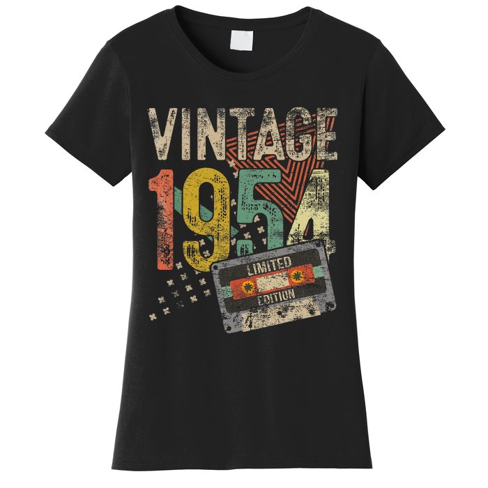 Vintage 1954 70th Birthday Gifts 70 Year Old Women's T-Shirt