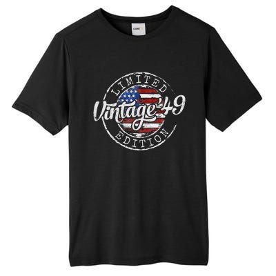 Vintage 1949 75th Birthday Gifts 75 Year Old Tall Fusion ChromaSoft Performance T-Shirt