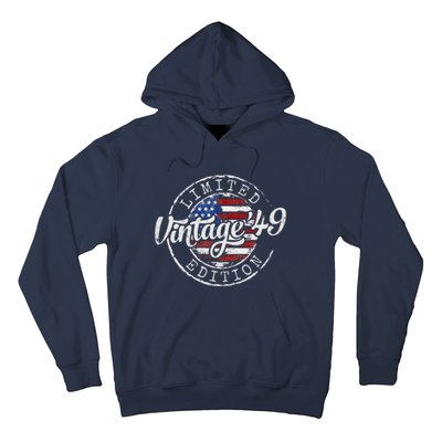 Vintage 1949 75th Birthday Gifts 75 Year Old Hoodie