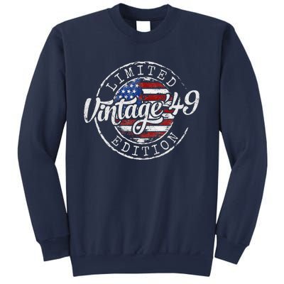 Vintage 1949 75th Birthday Gifts 75 Year Old Sweatshirt