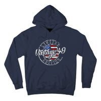 Vintage 1949 75th Birthday Gifts 75 Year Old Tall Hoodie