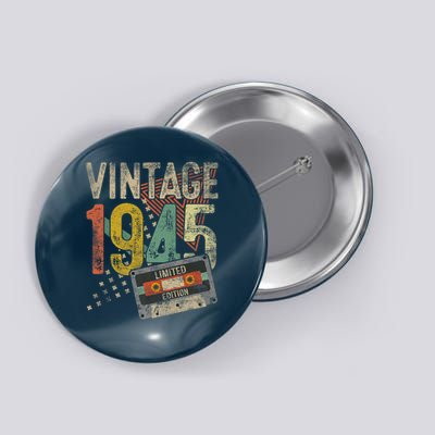 Vintage 1945 80th Birthday 80 Year Old Button