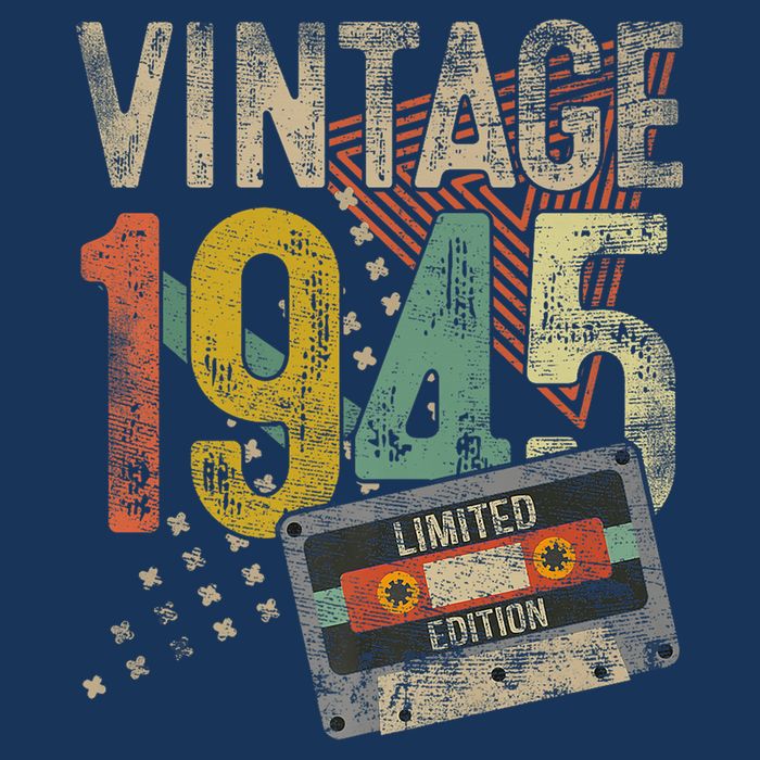 Vintage 1945 80th Birthday 80 Year Old Bucket Hat