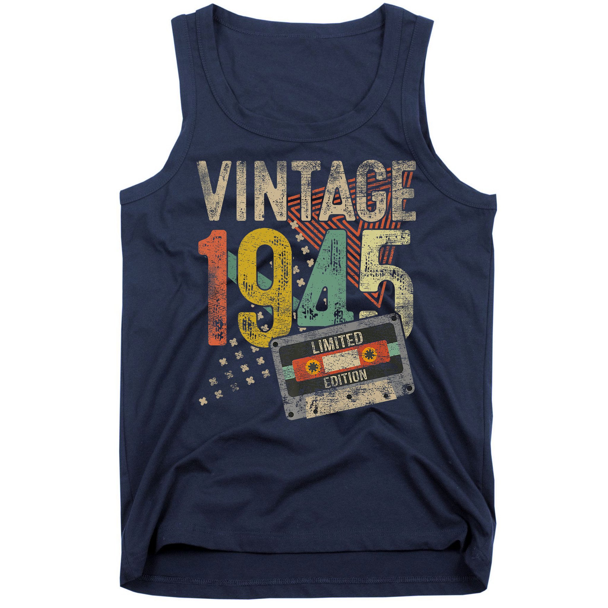 Vintage 1945 80th Birthday 80 Year Old Tank Top