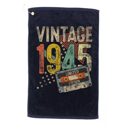 Vintage 1945 80th Birthday 80 Year Old Golf Towel