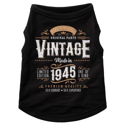Vintage 1945 80th Birthday 80 Year Old Doggie Tank