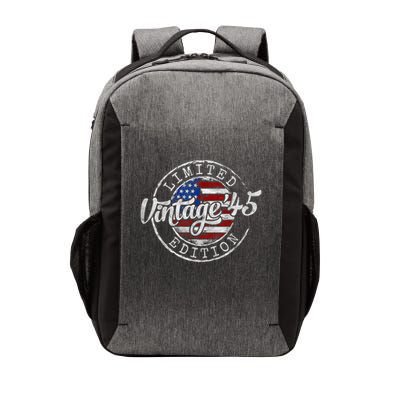 Vintage 1945 80th Birthday 80 Year Old Vector Backpack