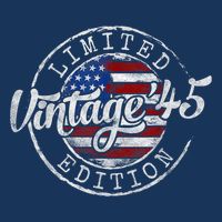 Vintage 1945 80th Birthday 80 Year Old Button