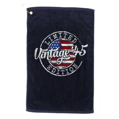 Vintage 1945 80th Birthday 80 Year Old Golf Towel