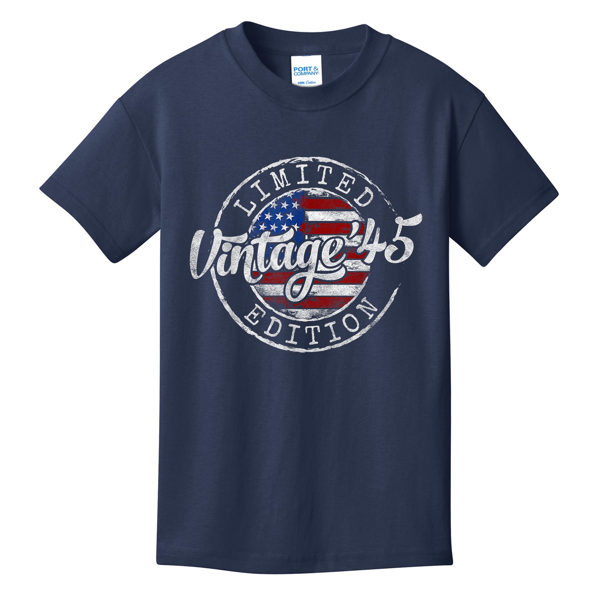Vintage 1945 80th Birthday 80 Year Old Kids T-Shirt