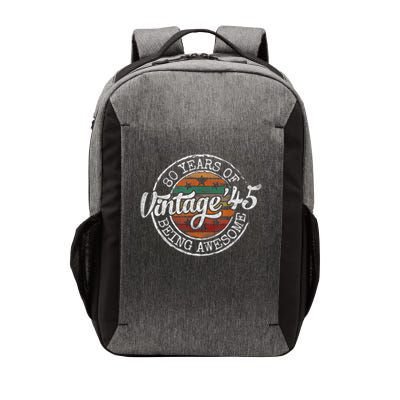 Vintage 1945 80th Birthday 80 Year Old Vector Backpack