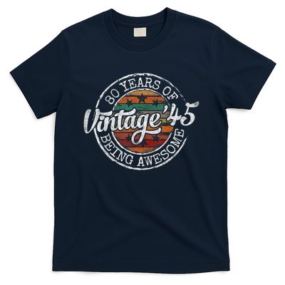 Vintage 1945 80th Birthday 80 Year Old T-Shirt