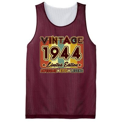 Vintage 1944 80th Birthday Limited Edition Awesome Epic Legend Mesh Reversible Basketball Jersey Tank