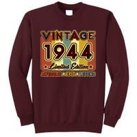 Vintage 1944 80th Birthday Limited Edition Awesome Epic Legend Tall Sweatshirt