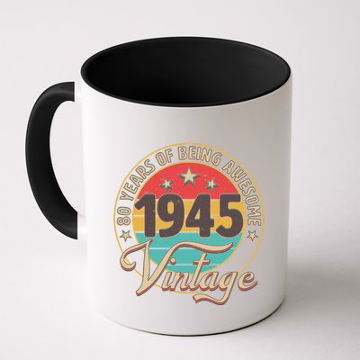 Vintage 1945 80 Years Of Being Awesome Mug