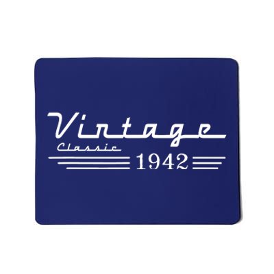 Vintage 1942 80th Birthday Mousepad