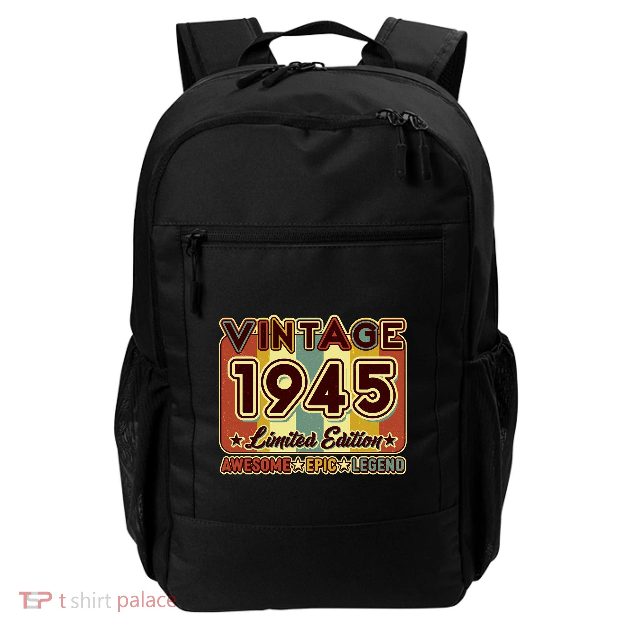 Vintage 1945 80th Birthday Limited Edition Awesome Epic Legend Backpack