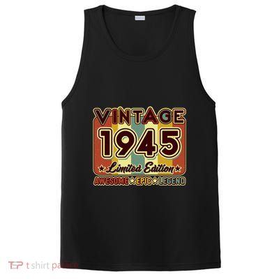 Vintage 1945 80th Birthday Limited Edition Awesome Epic Legend PosiCharge Competitor Tank