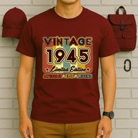 Vintage 1945 80th Birthday Limited Edition Awesome Epic Legend T-Shirt