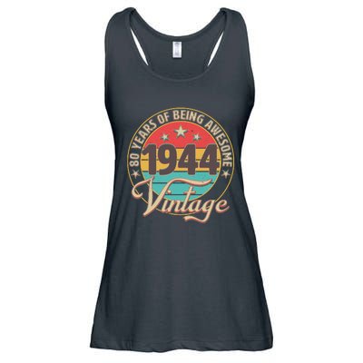 Vintage 1944 80 Years Of Being Awesome Ladies Essential Flowy Tank