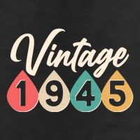 Vintage 1945 80th Birthday Retro Teardrop Design Hat