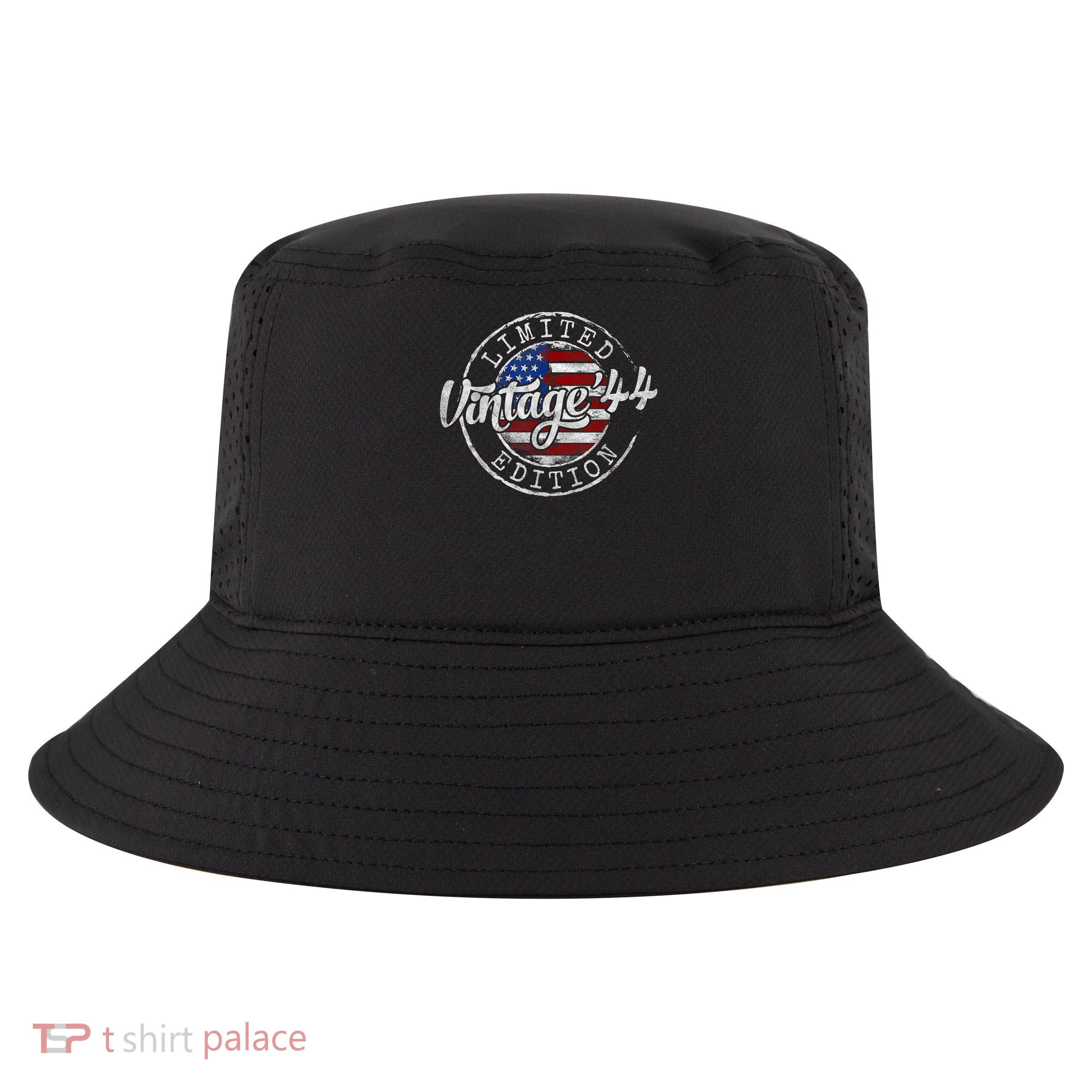 Vintage 1944 81st Birthday 81 Year Old Cool Comfort Performance Bucket Hat