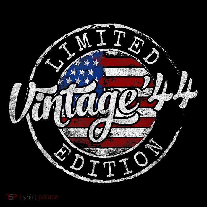 Vintage 1944 81st Birthday 81 Year Old Tall T-Shirt