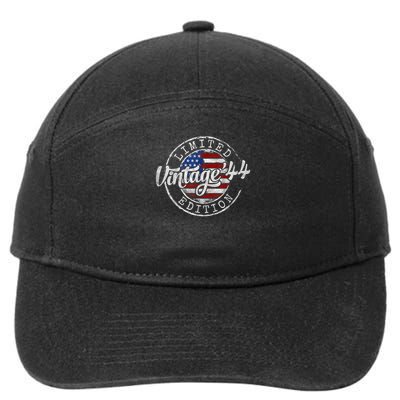 Vintage 1944 81st Birthday 81 Year Old 7-Panel Snapback Hat