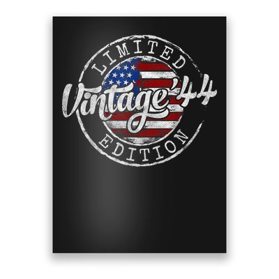 Vintage 1944 81st Birthday 81 Year Old Poster