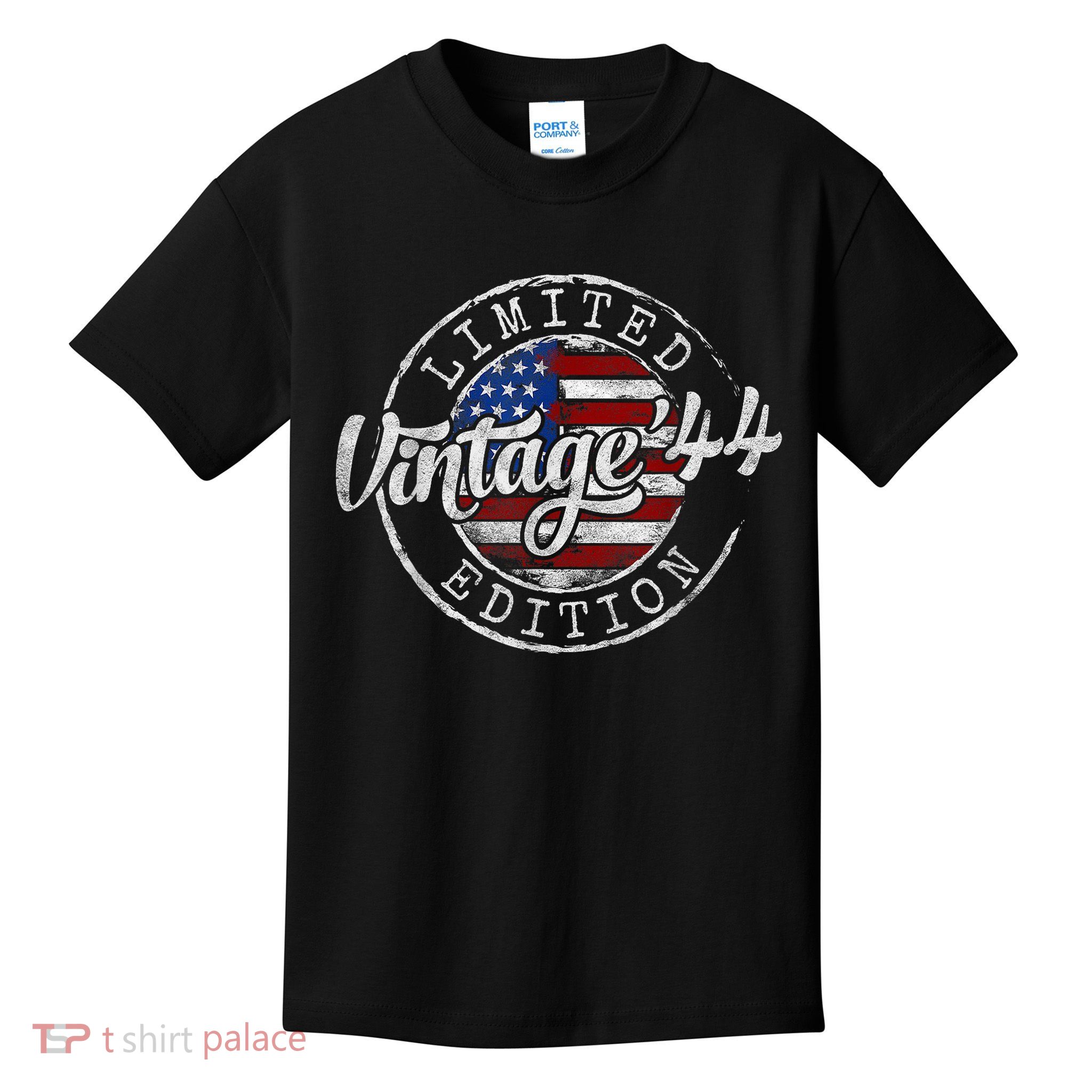 Vintage 1944 81st Birthday 81 Year Old Kids T-Shirt