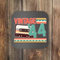 Vintage 1944 80th Birthday Cassette Tape Coaster