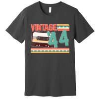 Vintage 1944 80th Birthday Cassette Tape Premium T-Shirt