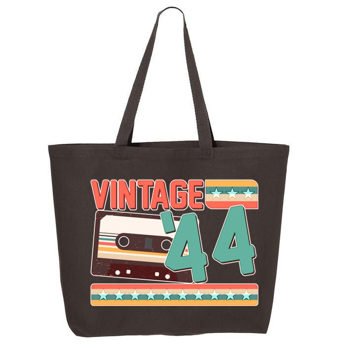 Vintage 1944 80th Birthday Cassette Tape 25L Jumbo Tote