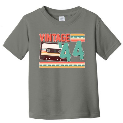 Vintage 1944 80th Birthday Cassette Tape Toddler T-Shirt