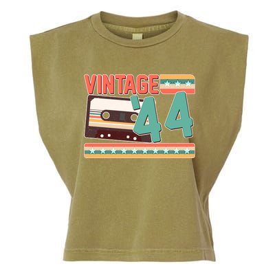 Vintage 1944 80th Birthday Cassette Tape Garment-Dyed Women's Muscle Tee