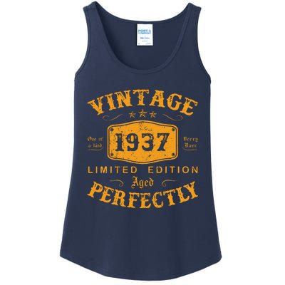 Vintage 1937 85 Birthday Gifts 85th Birthday Gifts Ladies Essential Tank