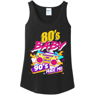 Vintage 1980s 80's Baby 90's Made Me Funny 80's Ladies Essential Tank