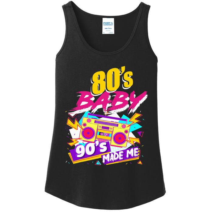 Vintage 1980s 80's Baby 90's Made Me Funny 80's Ladies Essential Tank