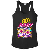 Vintage 1980s 80's Baby 90's Made Me Funny 80's Ladies PosiCharge Competitor Racerback Tank