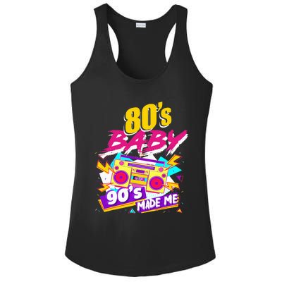 Vintage 1980s 80's Baby 90's Made Me Funny 80's Ladies PosiCharge Competitor Racerback Tank