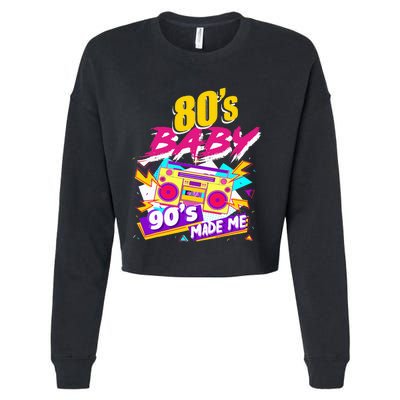 Vintage 1980s 80's Baby 90's Made Me Funny 80's Cropped Pullover Crew