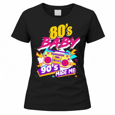 Vintage 1980s 80's Baby 90's Made Me Funny 80's Women's T-Shirt