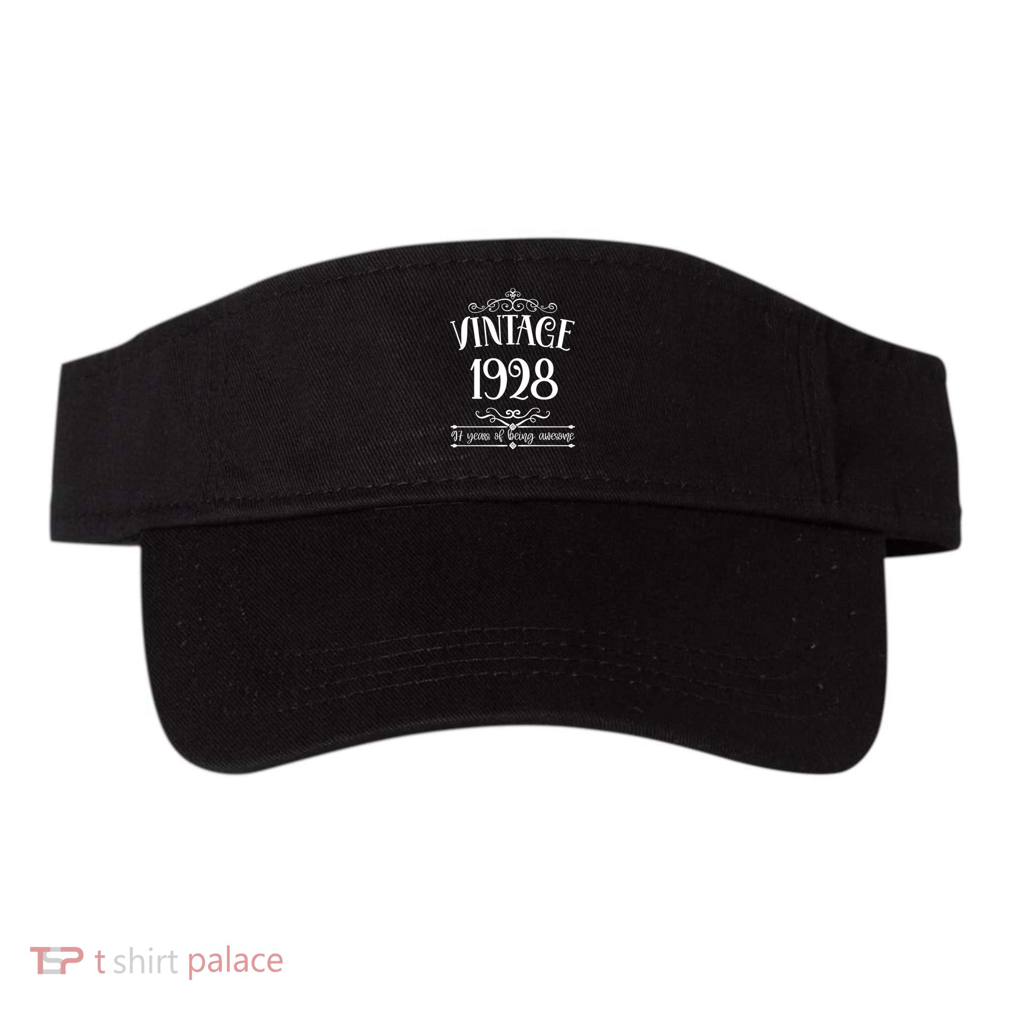 Vintage 1928 97 Years Of Being Awesome 97th Birthday Visor