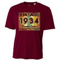 Vintage 1934 90th Birthday Limited Edition Awesome Epic Legend Cooling Performance Crew T-Shirt