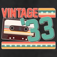 Vintage 1933 90th Birthday Cassette Tape Trucker Hat
