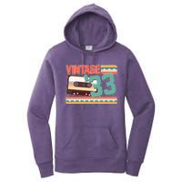 Vintage 1933 90th Birthday Cassette Tape Women's Pullover Hoodie